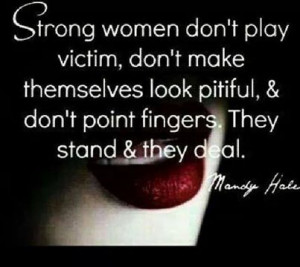 Strong women.