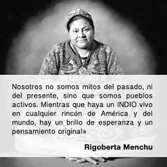 Rigoberta Menchu Oraciones