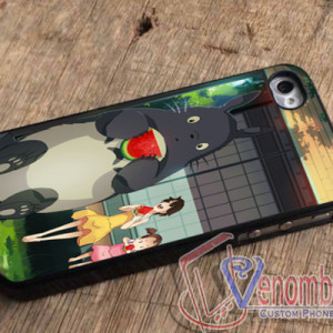 My neighbor totoro eat phone cases for iphone 4/4s case, iphone 5/5s ...