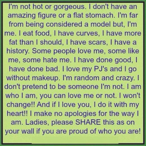 make no apologies ...