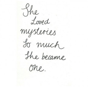 She Loved Mysteries So Much