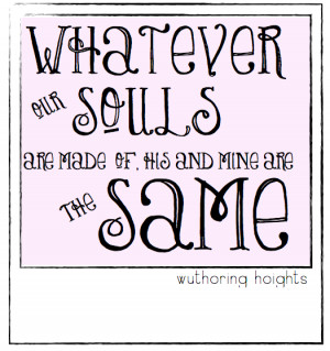 ... crazy story when i was in high school catherine and heathcliff just