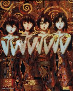 Elfen Lied (Mayu, Yuka, Arakawa, Shirakawa). More