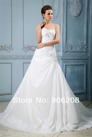 Free Shipping Wedding dress lace white and red color 2014 New Arrival