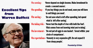 Personal finance tips from Warren Buffett