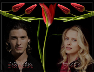 Depende de você. - Em seguida, ele ergue o rosto para dizer: - Ever ...