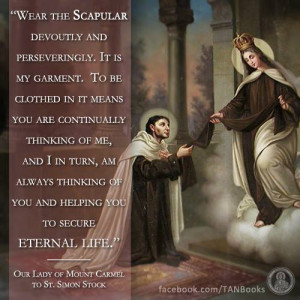 St. Simon Stock and the giving of the Scapular