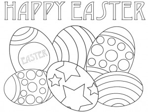 Happy Easter Coloring Pages
