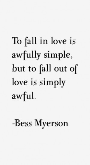 Bess Myerson Quotes & Sayings