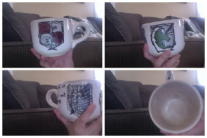 My Attack On Titan Mug/ Cup Thingy! by Anime-Quotes