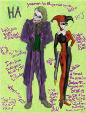 joker and harley quotes by ~ Felt-heart