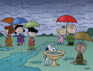 Peanuts. Rainy day: Peanut O' Ramas, Rain Umbrellas Raincoat, Rainy ...