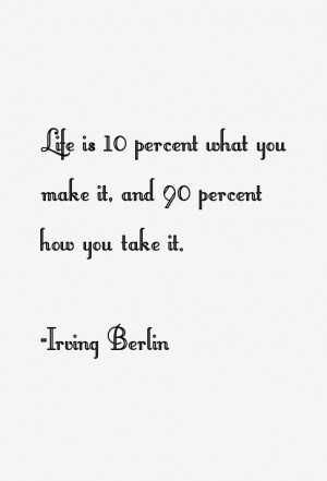 Return To All Irving Berlin Quotes