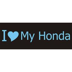 Fun Bumper Stickers Decals I Love My Honda Lexus Mini C