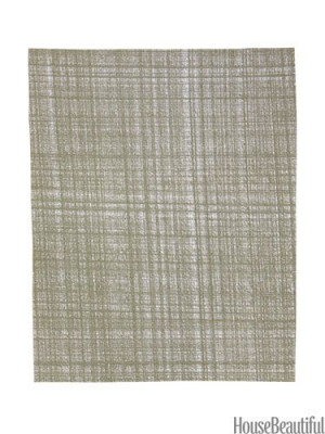 Faux Linen Peel-and-Stick Wallpaper. housebeautiful.com. #linen # ...