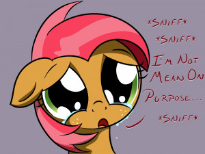 MLP - Babs is Sad Pony... by FireBrandKun