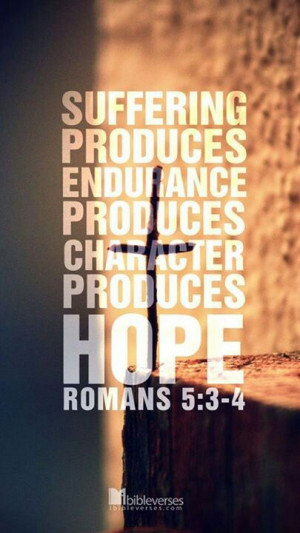 bible verse about perseverance character hope