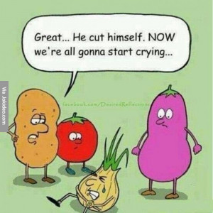 Funny onion cartoon