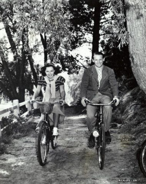 and Douglas Fairbanks Jr. ride bikes. Tags: Douglas Fairbanks Jr ...