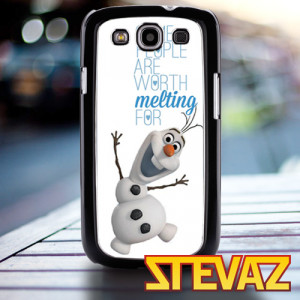 Olaf quote frozen Disney Case for iPhone 4/4s, Iphone 5, Samsung ...