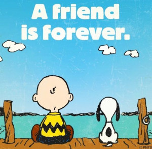 Snoopy Quotes About Friendship Friend quote via www.