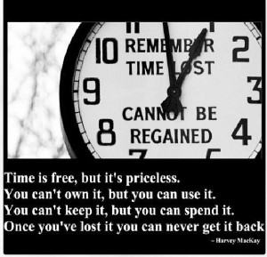 Live your life with time well spent