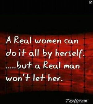 need a real man