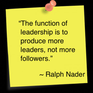 Leadership is a Fundamental of Life – Follow The Leader