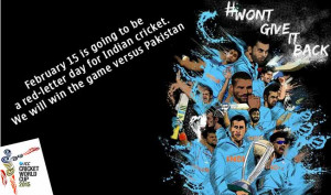 ... -letter day for Indian cricket.We will win the game versus Pakistan