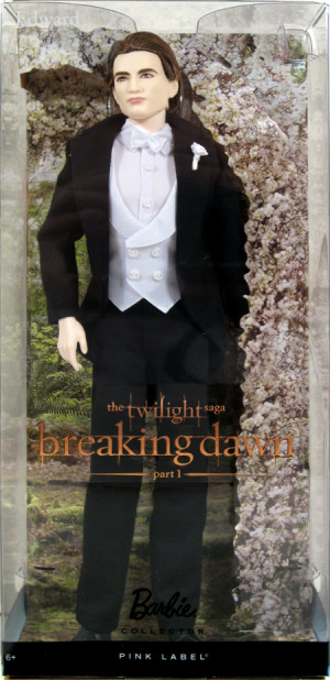 ... Twilight Saga: Breaking Dawn EDWARD CULLEN Pink Label Doll NEW wedding