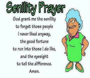Serenity prayer