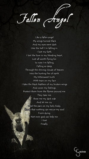 Fallen Angel Poem by carpenoctem410