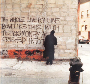 Basquiat pintando en New York