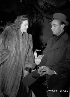 AND NOW TOMORROW (1944) - Alan Ladd & Loretta Young between scenes ...
