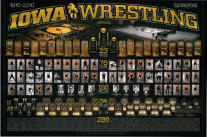 Iowa Hawkeye Wrestling Tee...
