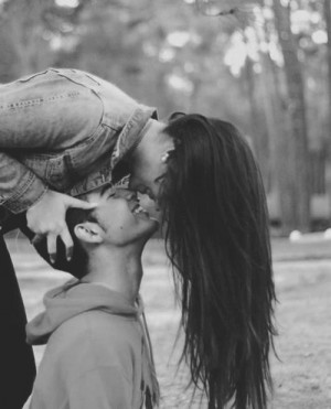couple, cute, fashion, kiss, laugh, love, mode, smile, style