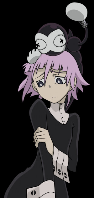 Crona as he/she appears throughout Soul Eater .