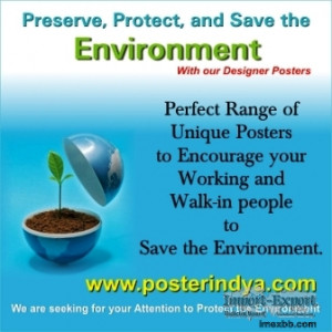 Save Environment Posters