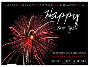 Forgetting What Lies Behind And Straining Forward To What Lies Ahead.