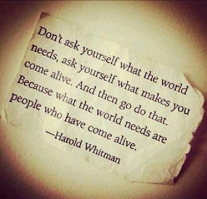 Harold Whitman quote