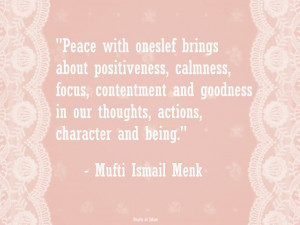 quote of Mufti Ismail Menk