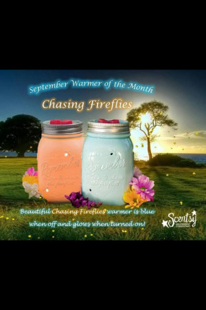 Chasing fireflies! Changes to a warm color when lit! Available 09/01 ...