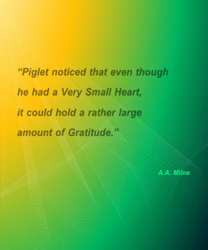 Large Amount Of Gratitude – Friendship Quote