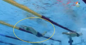 Gold-medal swimmer admits to cheating in 100 breaststroke
