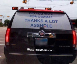 Funny Obama Bumper Stickers Most ridiculous anti-obama