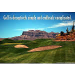 Arnold Palmer Golf Quote Art Print Poster