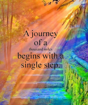 Begins with a single step...
