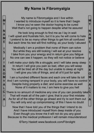 Fibromyalgia quote