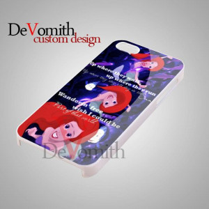 Ariel Mermaid Quote - iPhone 4/4s/5 Case - Samsung Galaxy S3/S4 Case ...