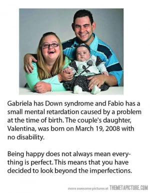 Down Syndrome parents baby family